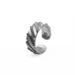 Drago II - Adjustable Men's Ring in 925 Sterling Silver