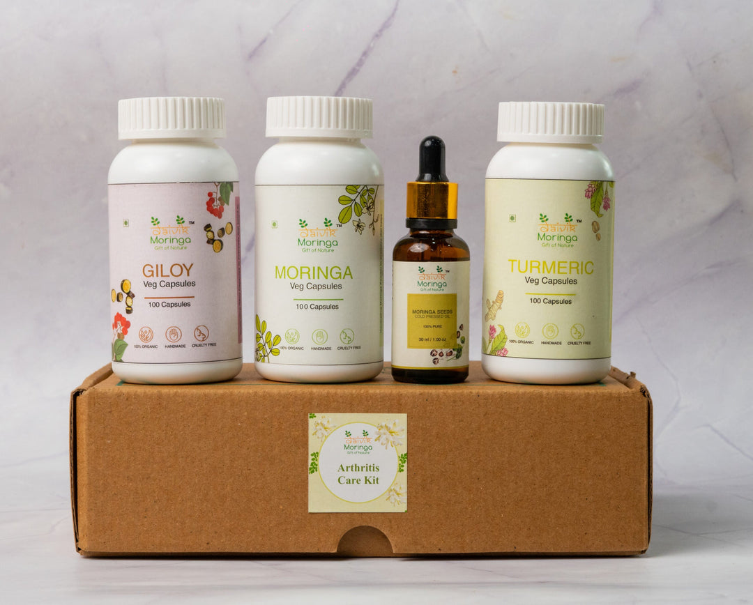 Daivik Moringa Turmeric, Giloy & Moringa Oil Kit