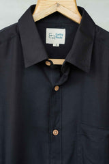 Earthy Route Jet Black · Full Sleeve Shirt