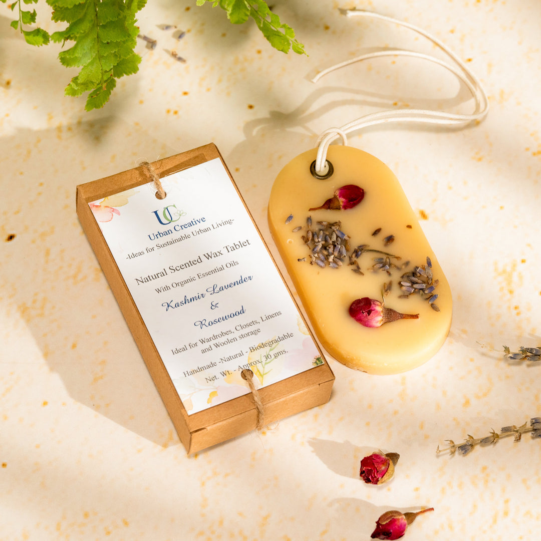 Kashmir Lavender & Rosewood – Woody and light floral fragrance wax tablet