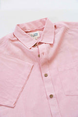 Earthy Route Charm Pink · Half Sleeve Shirt
