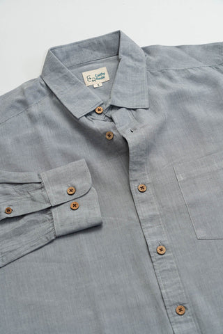 Earthy Route Slate grey · full sleeve shirt