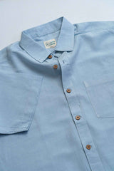 Earthy Route Ice Blue · Half Sleeve Shirt