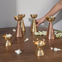 Muun Home Brass & Copper Diya