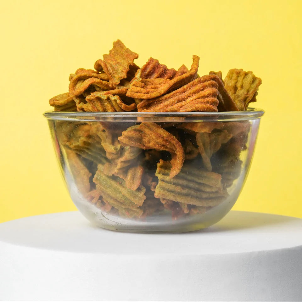 Bonvie Spinach Chips - Masala Magic Pack of 3