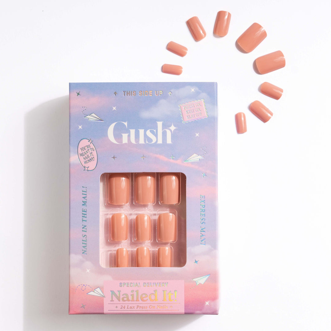 Natural Nude | Medium Square, Press-On Nails