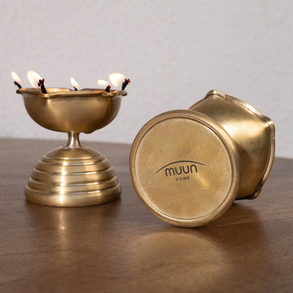 Muun Home Brass Diya
