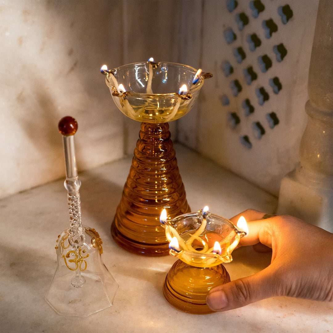 Muun Home Short Glass Diya