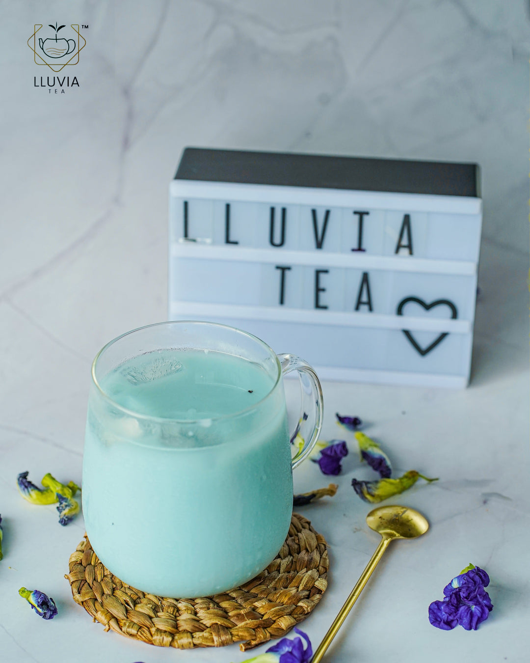 Lluvia Tea Blue Tea Zipper - Weight Loss | Skin Glow | Mind Relax (50gm)