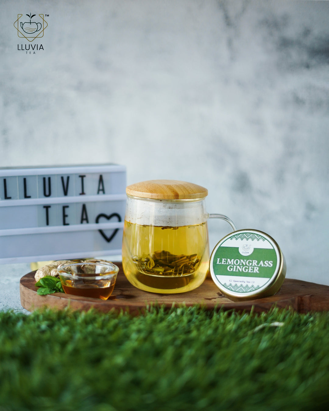 Lluvia Tea Lemongrass Ginger| Relieve Anxiety &  Detox| 50g