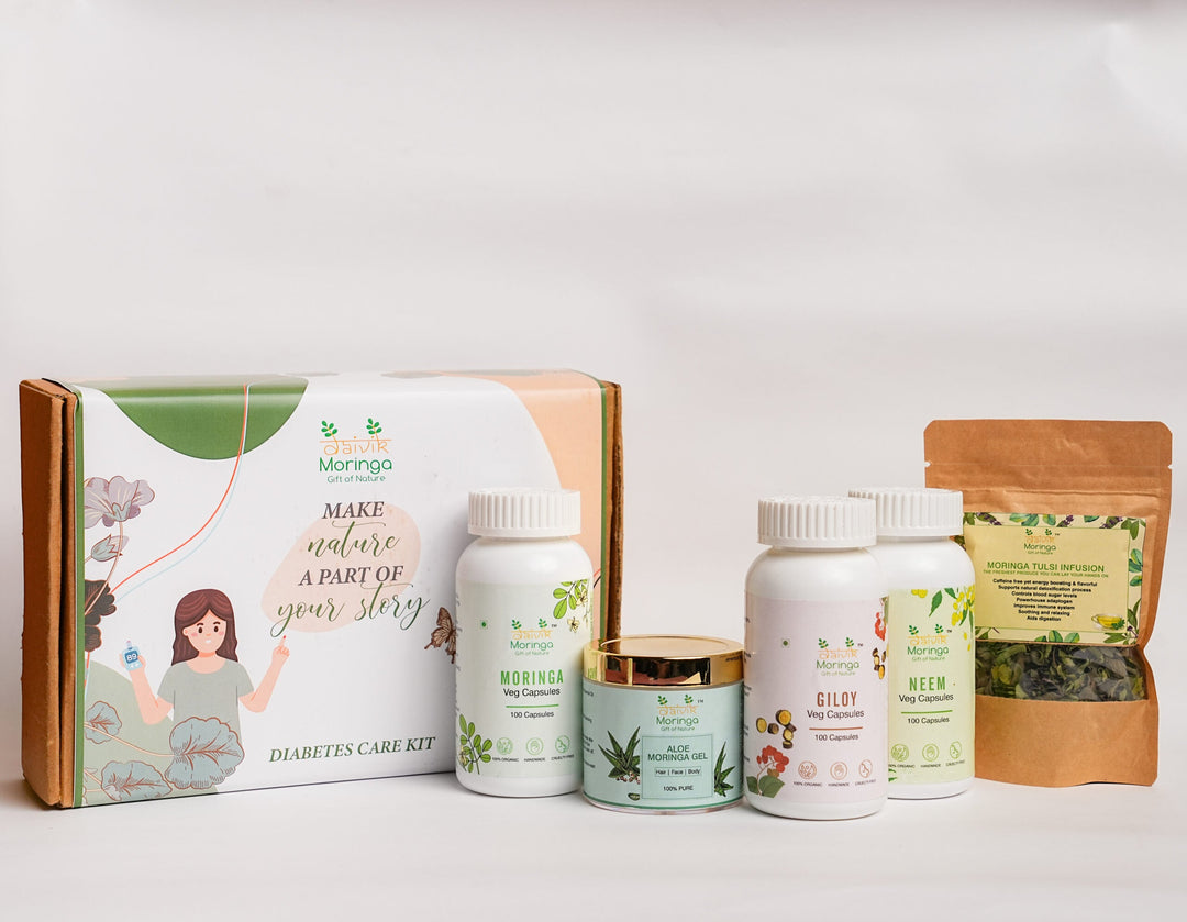 Daivik Moringa Daily Wellness Kit | Herbal Tea & Supplements