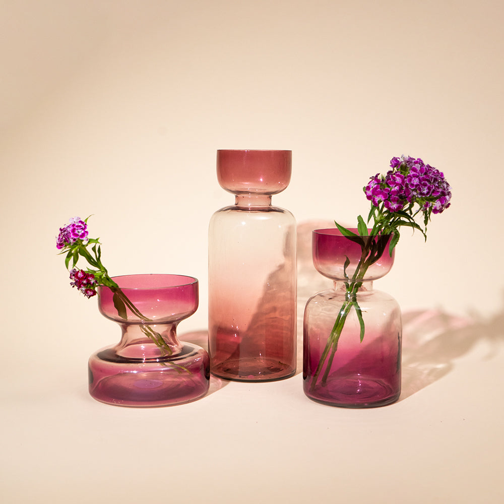 Muun Home Tinted Glass Vases