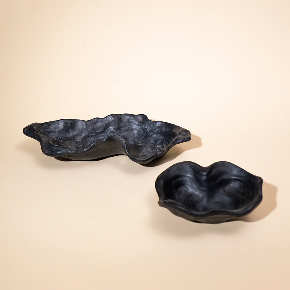 Muun Home Charcoal Kai Organic Bowls