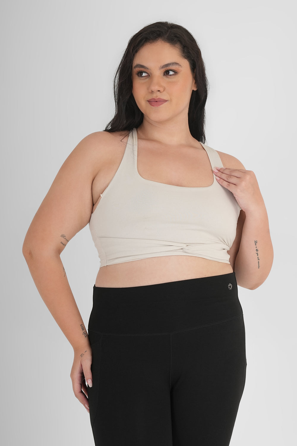 Ash Organic Cotton Padded Sports Bra