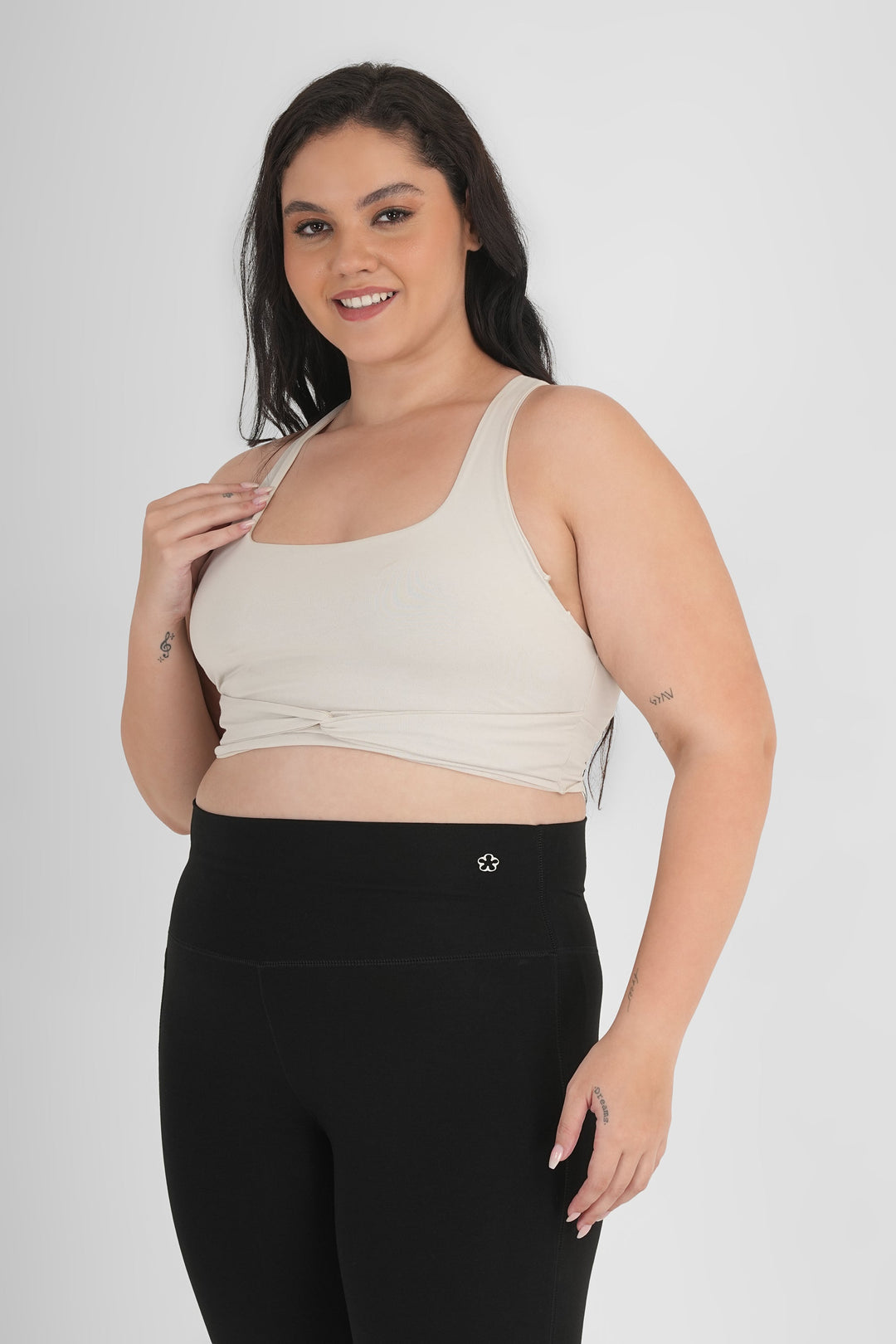 Ash Organic Cotton Padded Sports Bra