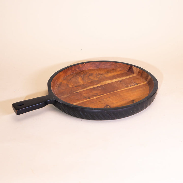 Muun Home Acacia Wood Server with handle