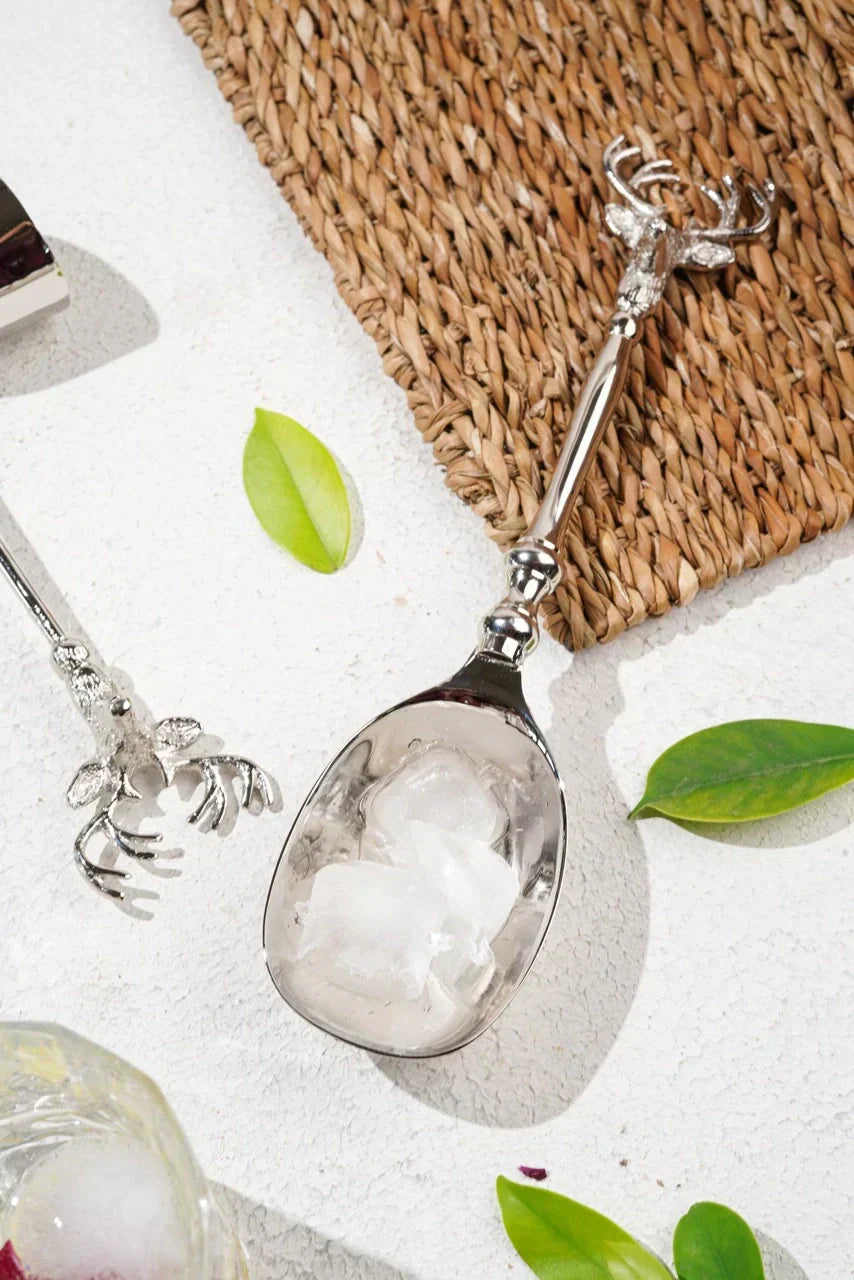 Pravaah Saarang Bar Set | Lead-free Brass | Set of 4 | Gifting Chrome