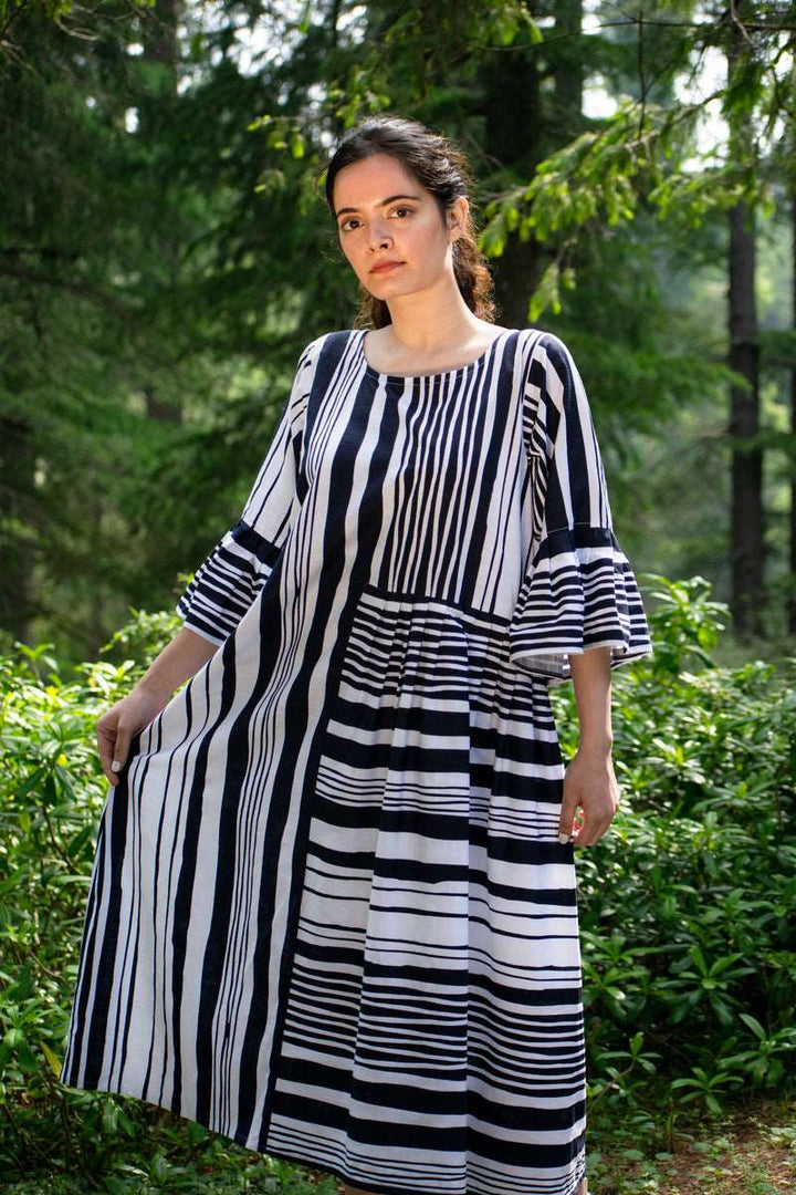 Phuhar's Thach Midi Dress | Cotton | Women