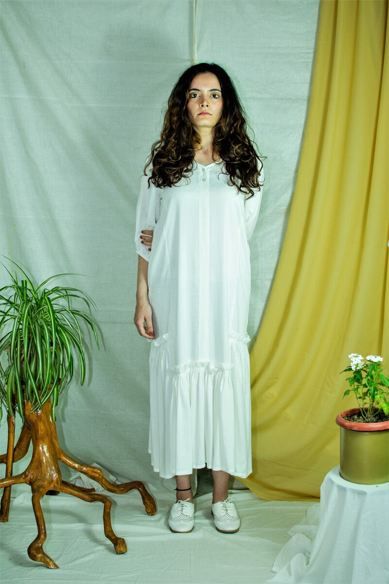 Juriye midi-length dress