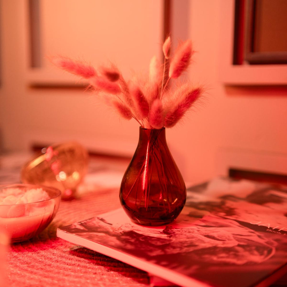 Rustic Charm Vase with Dried Flower | Décor Set