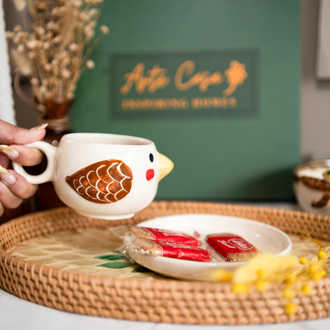 Chirp & sip breakfast set - https://artecasa.in/