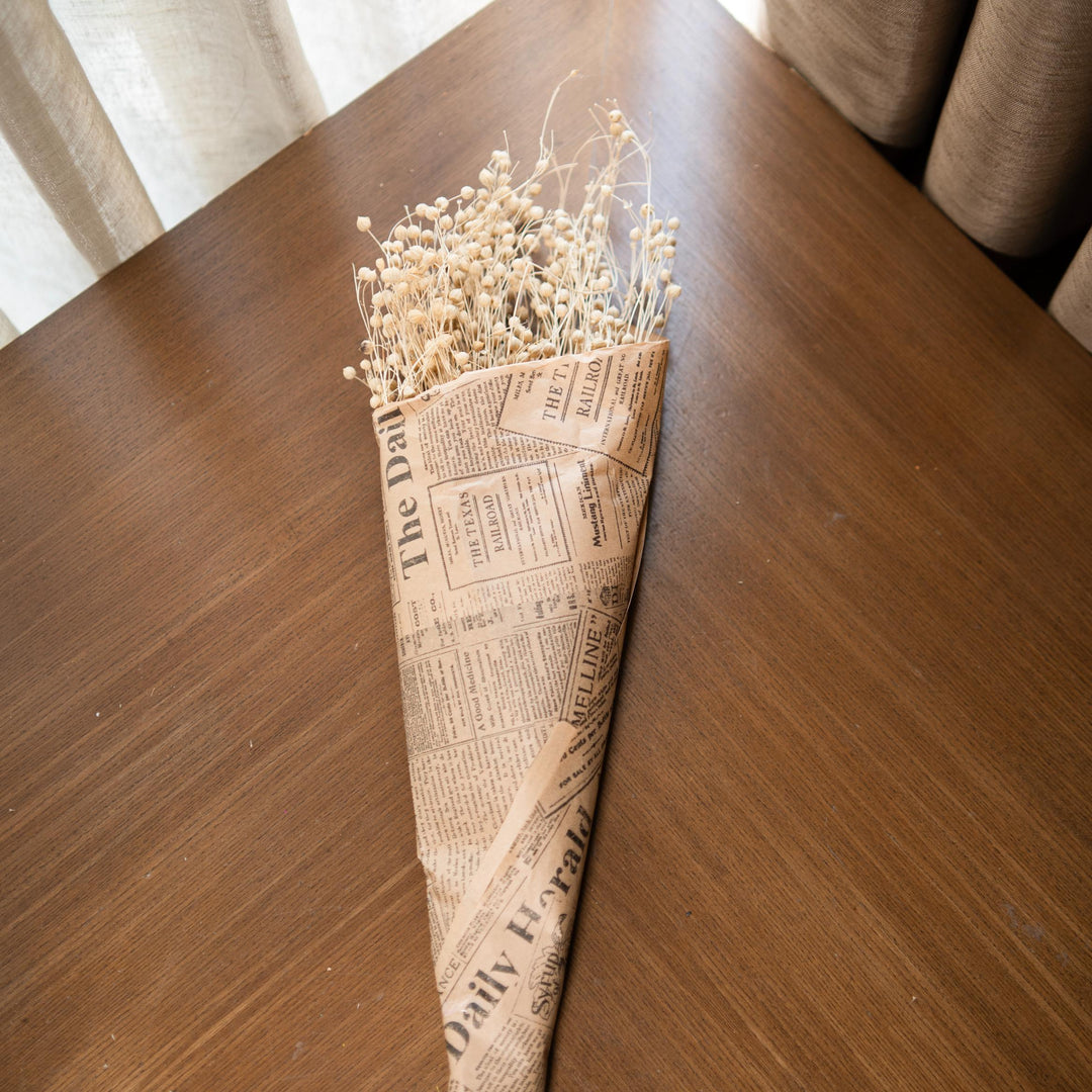 White flax dried flower - https://artecasa.in/