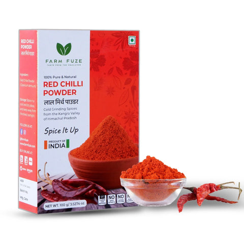 Farm Fuze Red Chili Powder | Lal Mirch Powder (लाल मिर्च पाउडर) - 100 g