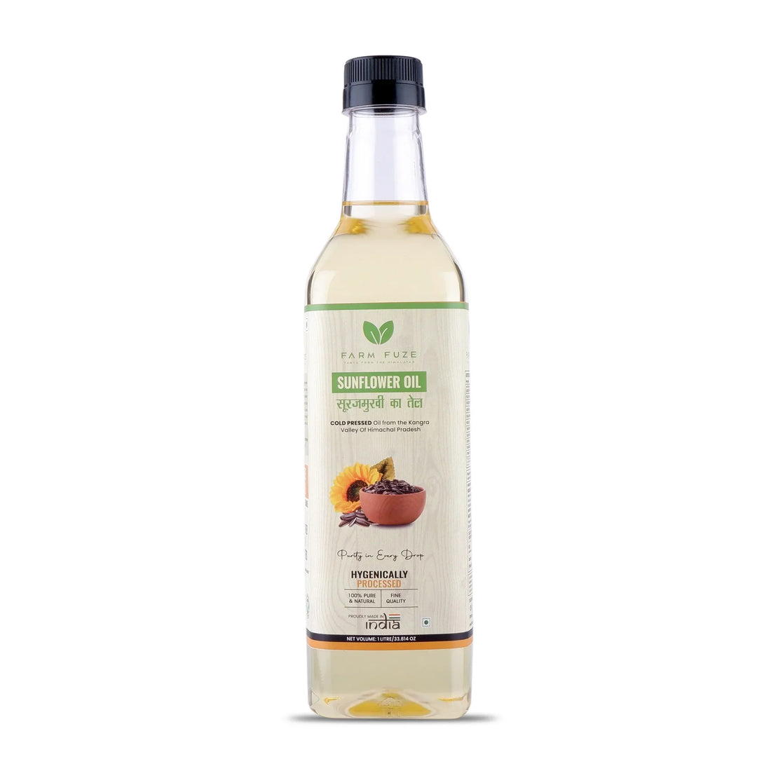 Farm Fuze Cold Pressed Sunflower Oil (Surajmukhi Oil)