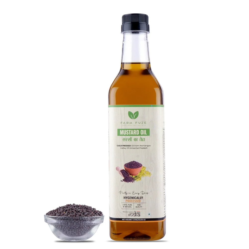 Farm Fuze Cold Pressed Mustard Oil (Sarso Oil)