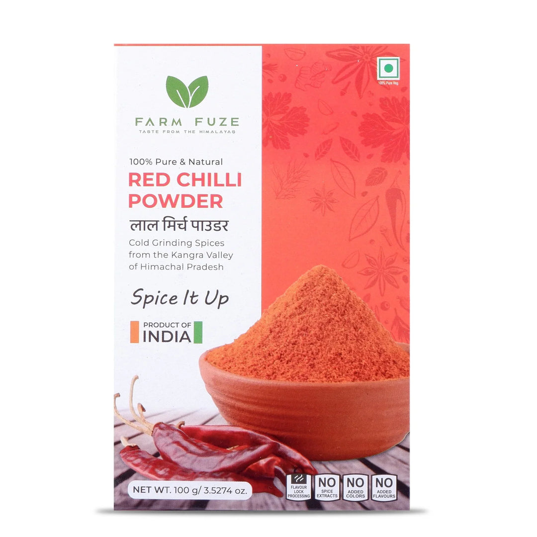 Farm Fuze Red Chili Powder | Lal Mirch Powder (लाल मिर्च पाउडर) - 100 g