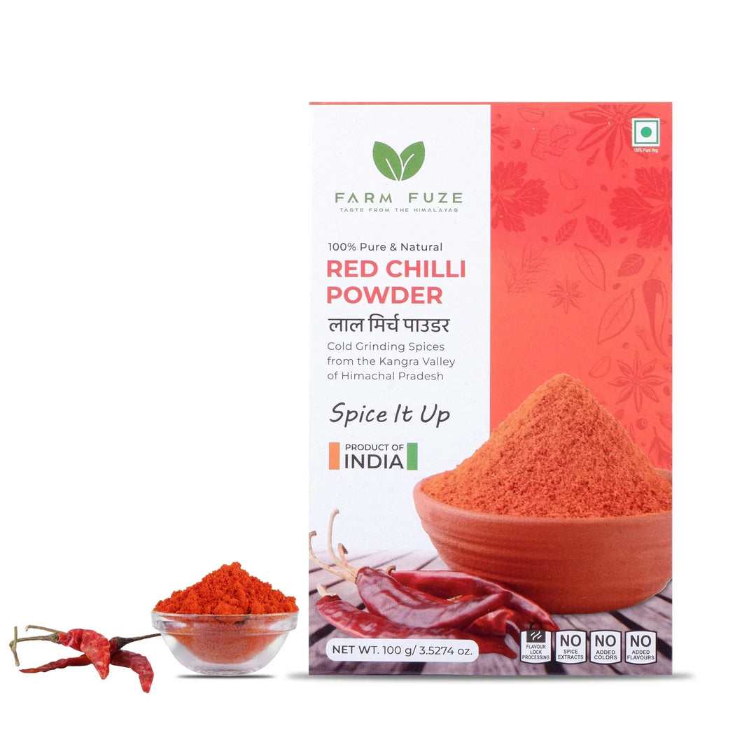 Farm Fuze Red Chili Powder | Lal Mirch Powder (लाल मिर्च पाउडर) - 100 g