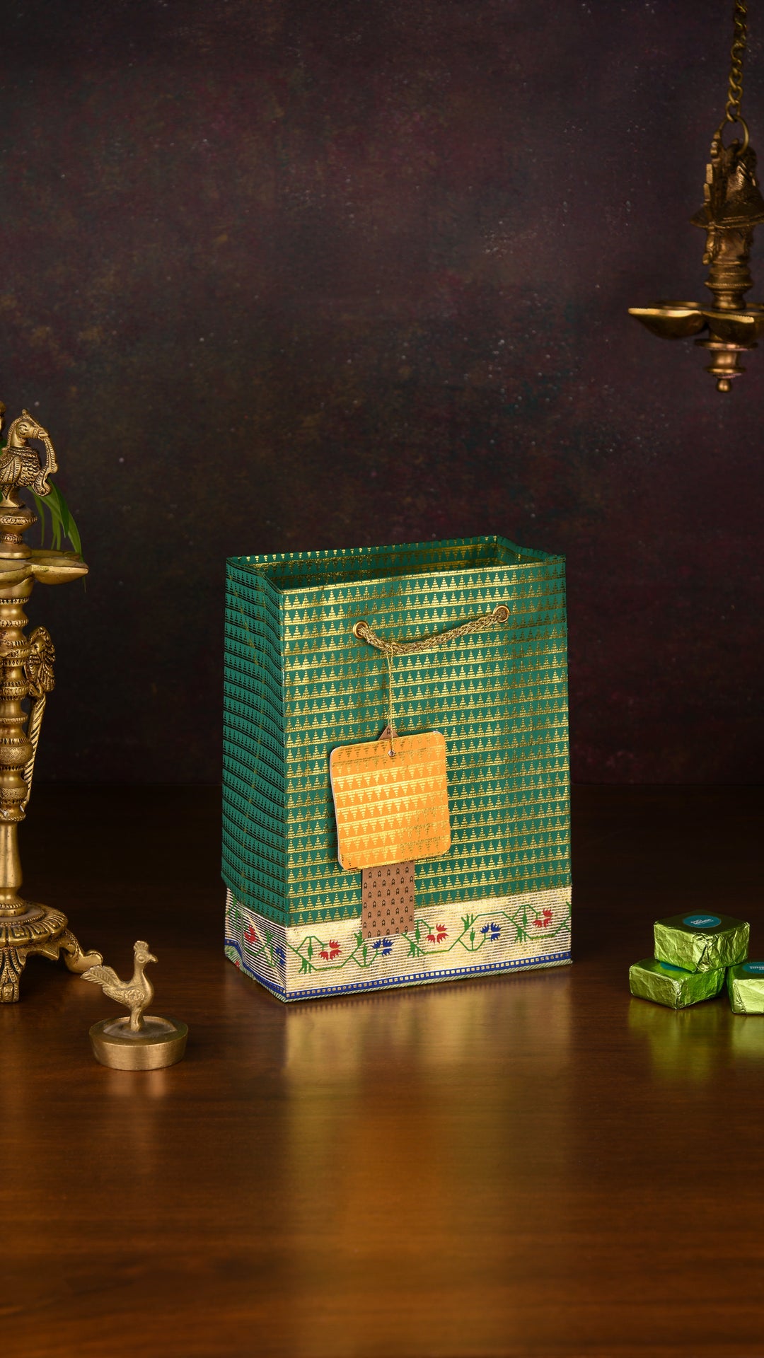 Paithani Small Bag (Set Of 3)