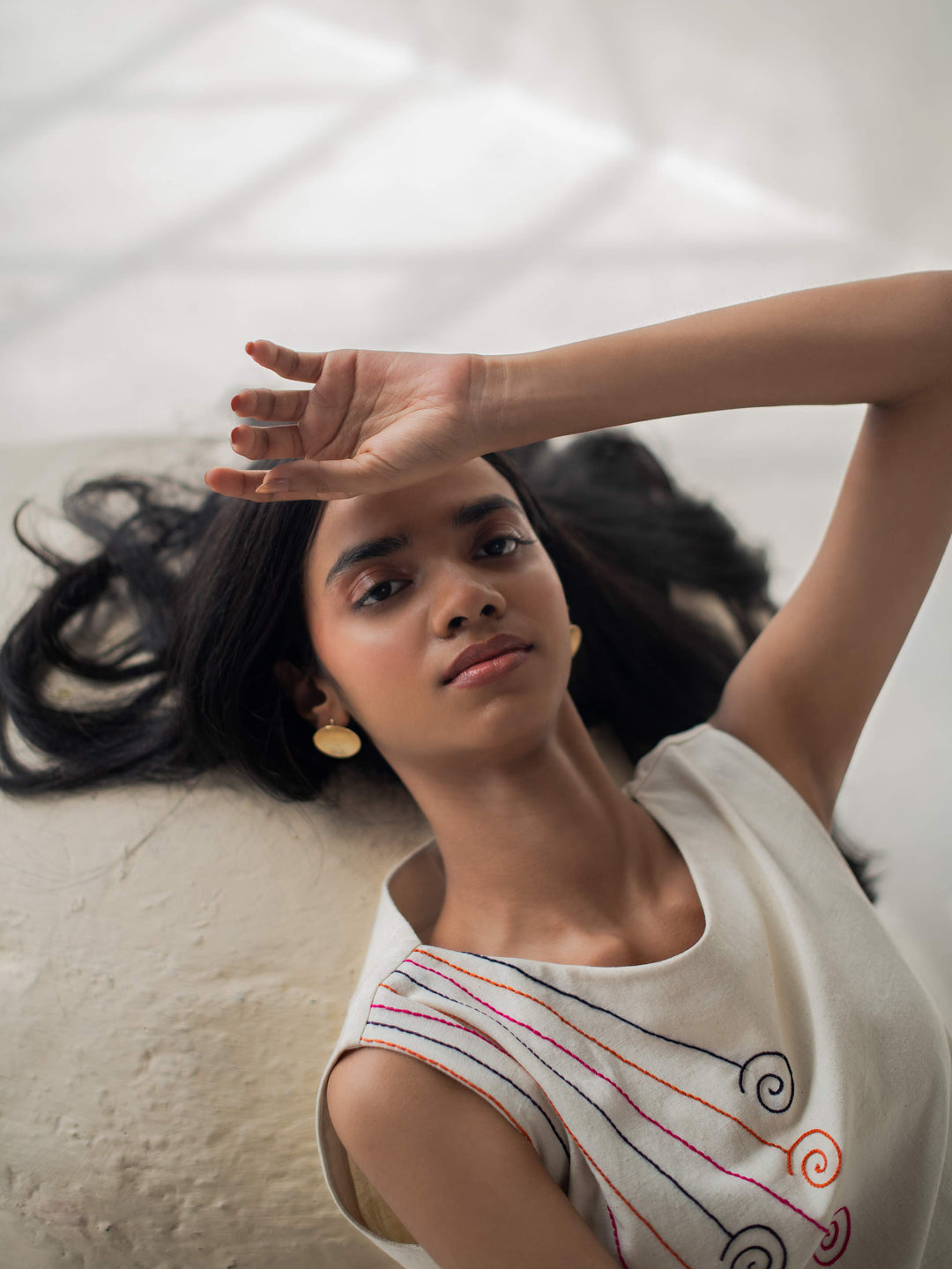 Dhwani Choksi Drawstring Layer Top