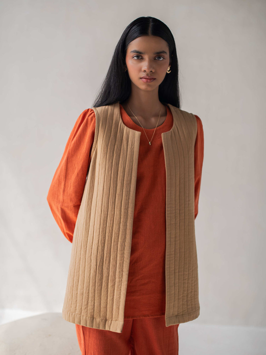 Dhwani Choksi Front Open Quilted Jacket