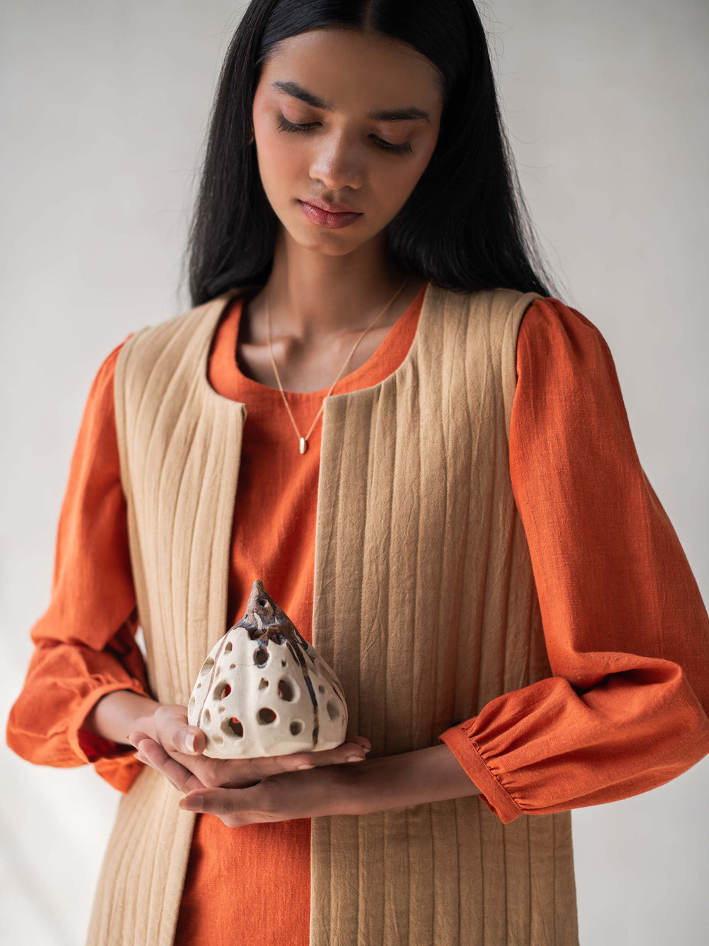 Dhwani Choksi Front Open Quilted Jacket