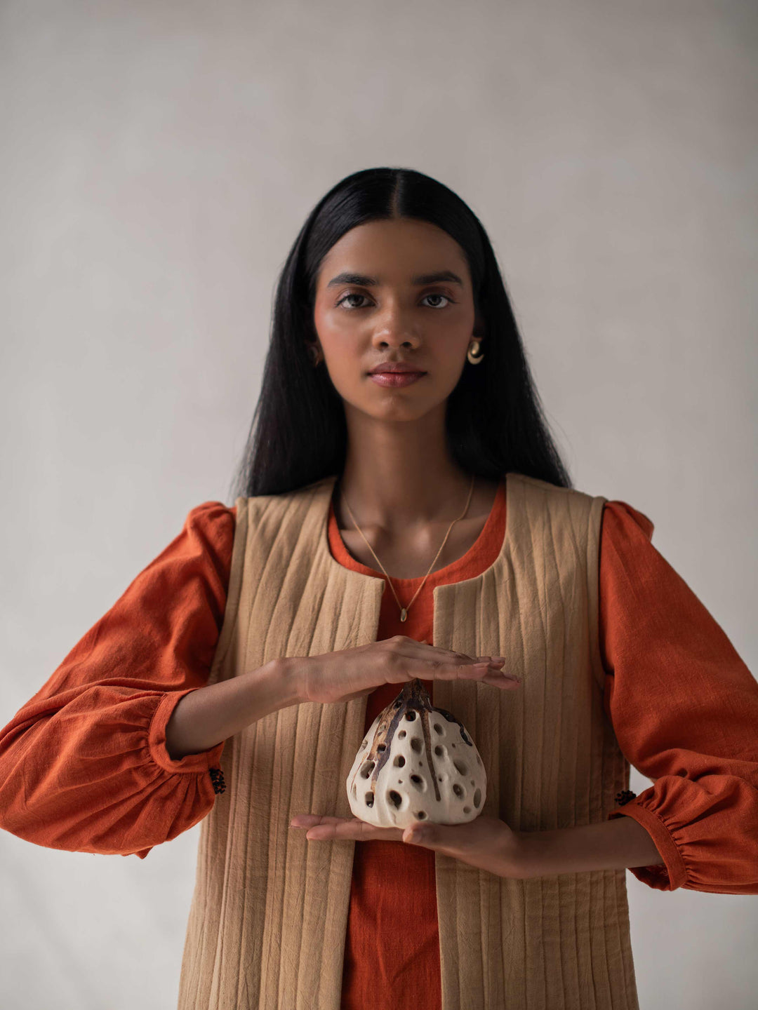 Dhwani Choksi Front Open Quilted Jacket