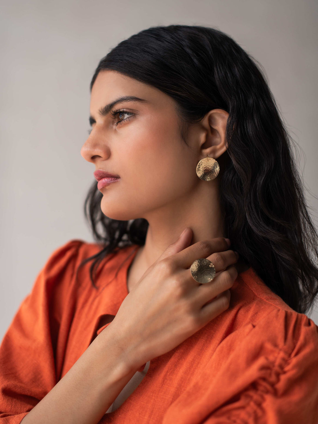 Dhwani Choksi Aline Dress with Puffed Sleeves
