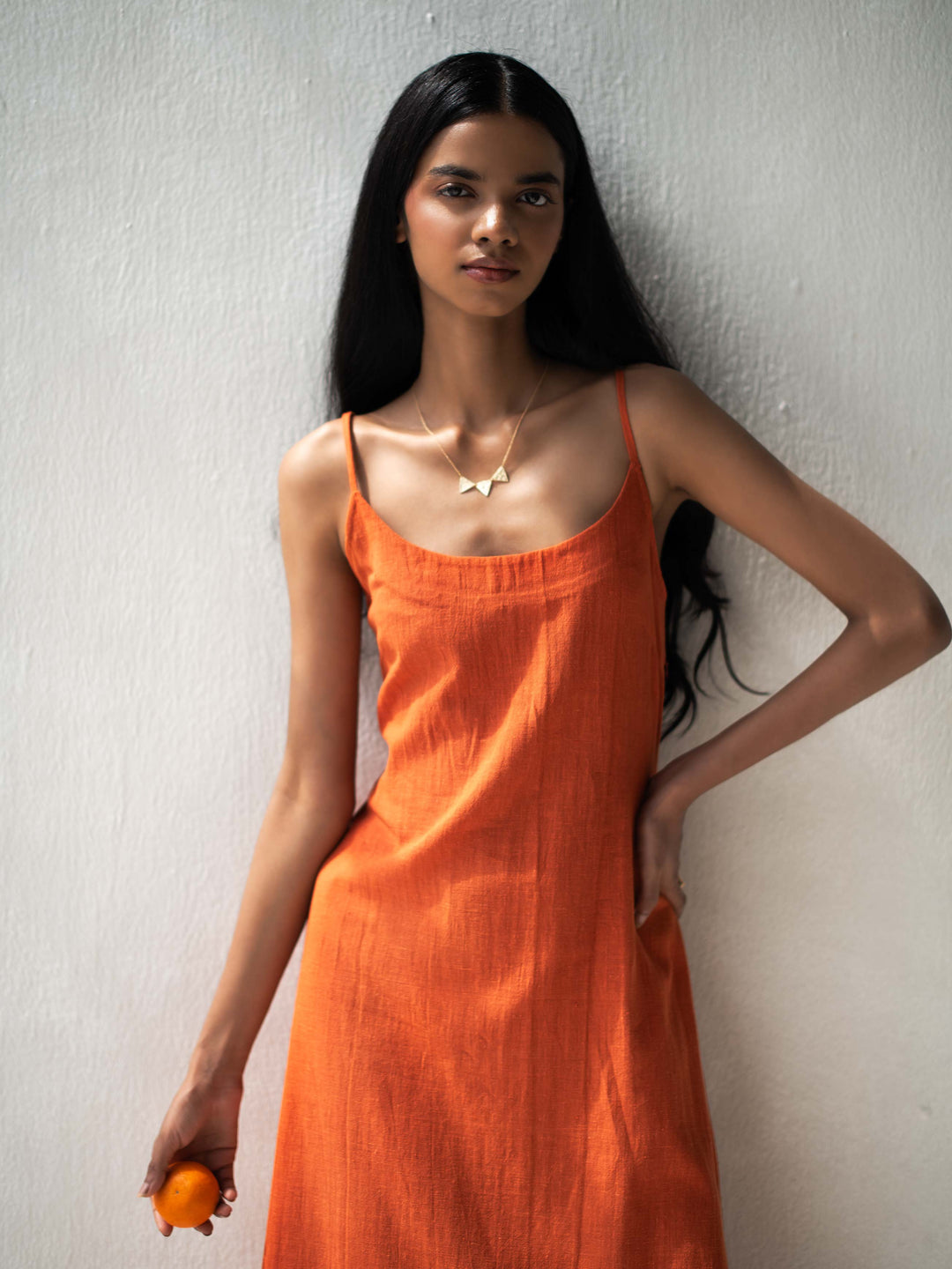 Dhwani Choksi Spaghetti Sleeve Aline Dress