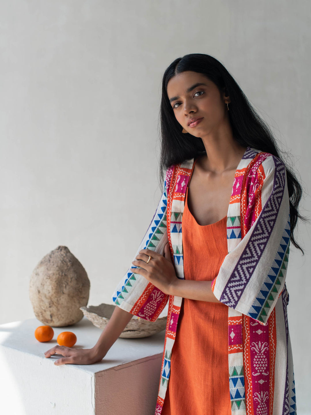 Dhwani Choksi Spaghetti Sleeve Aline Dress