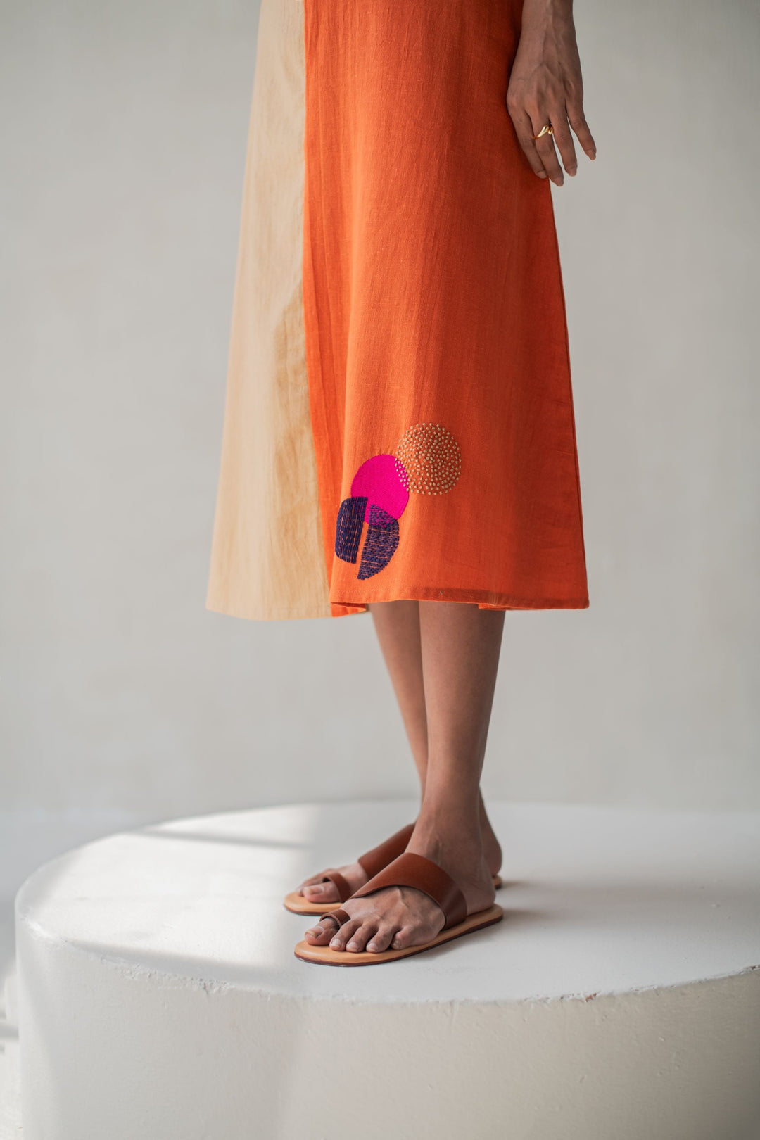 Dhwani Choksi Color-Block Dress