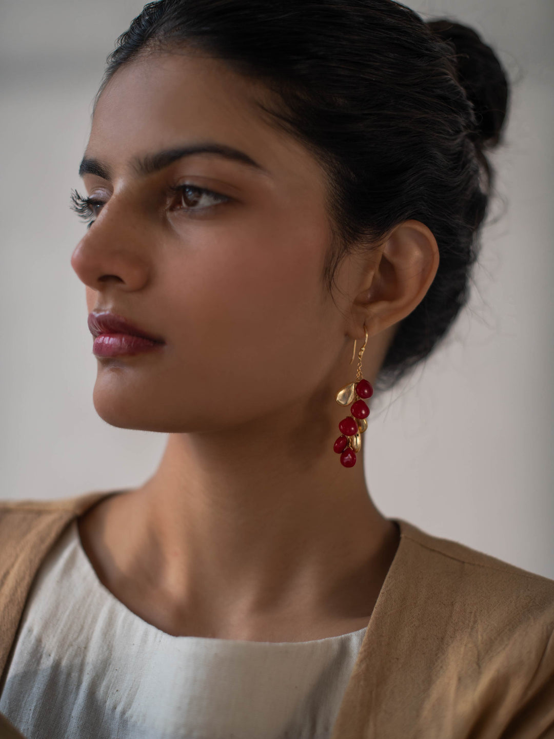Dhwani Choksi Front Open Cowl Jacket