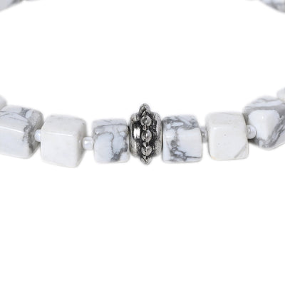 Bamboology Trends Nurture Wellness with our Howlite Healing Gemstone Bracelet - Unveiling Healing Benefits for Your Loved One