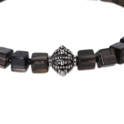 Bamboology Trends Embrace Tranquility with our Smoky Quartz Healing Gemstone Bracelet