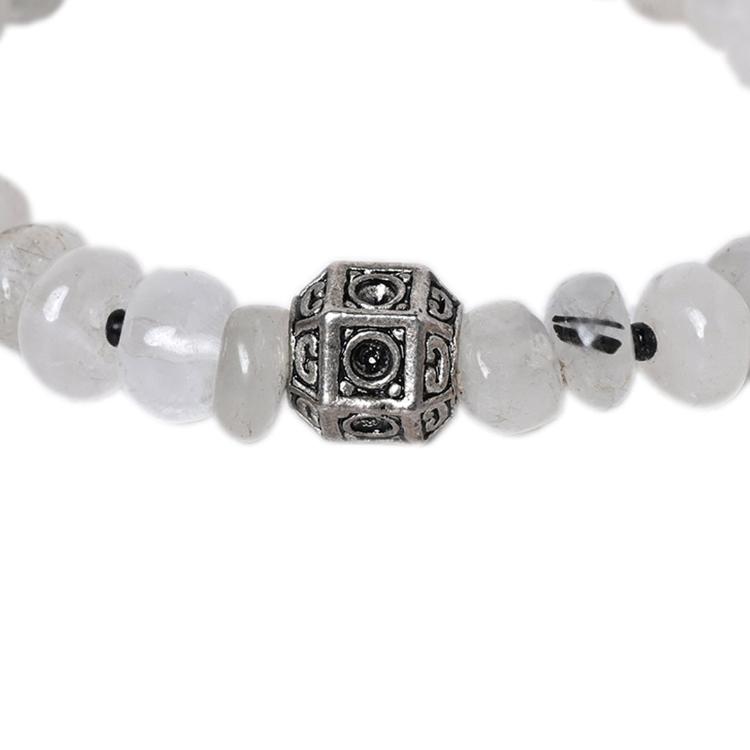 Bamboology Trends Elevate their Spirits with our Tourmalinated Healing Gemstone Bracelet - A Perfect Gift for Your Loved One to protect them from negative thought and emotion