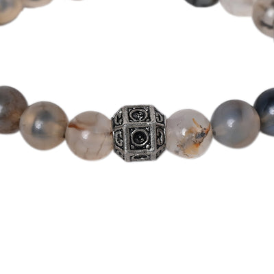 Radiate Calmness with our Chalcedony Healing Gemstone Bracelet - Unlock Healing Benefits for Your Loved One