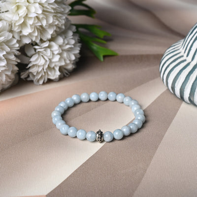 Bamboology Trends Radiate Calmness with our Aquamarine Healing Gemstone Bracelet - Unlock Healing Benefits for Your Loved One