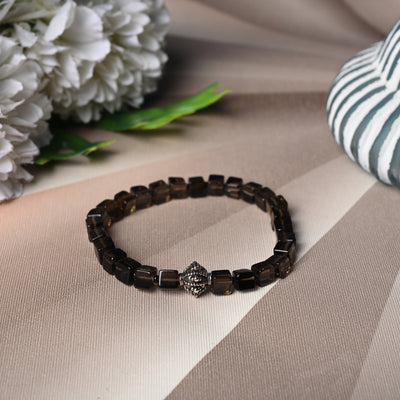 Bamboology Trends Embrace Tranquility with our Smoky Quartz Healing Gemstone Bracelet