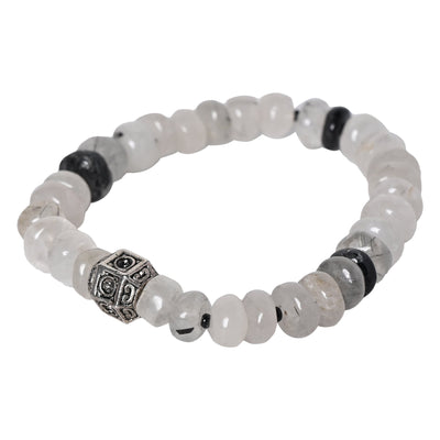 Bamboology Trends Elevate their Spirits with our Tourmalinated Healing Gemstone Bracelet - A Perfect Gift for Your Loved One to protect them from negative thought and emotion