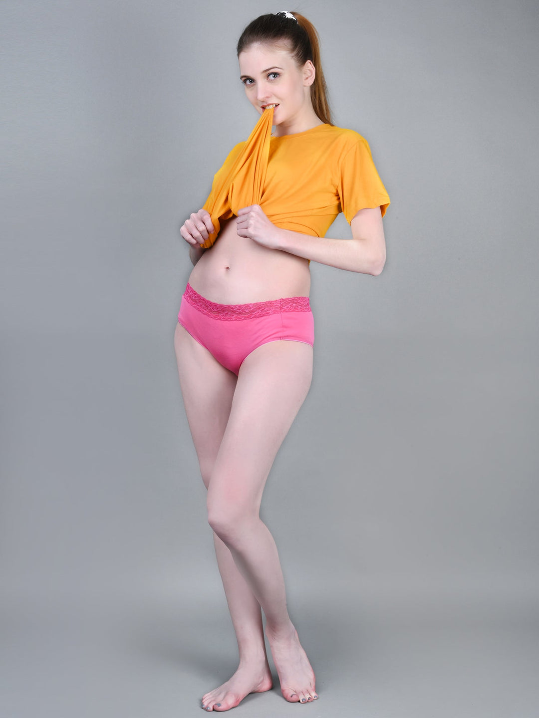 Bamboology Trends Bamboo Fabric Lace Panty Set | Pack of 3