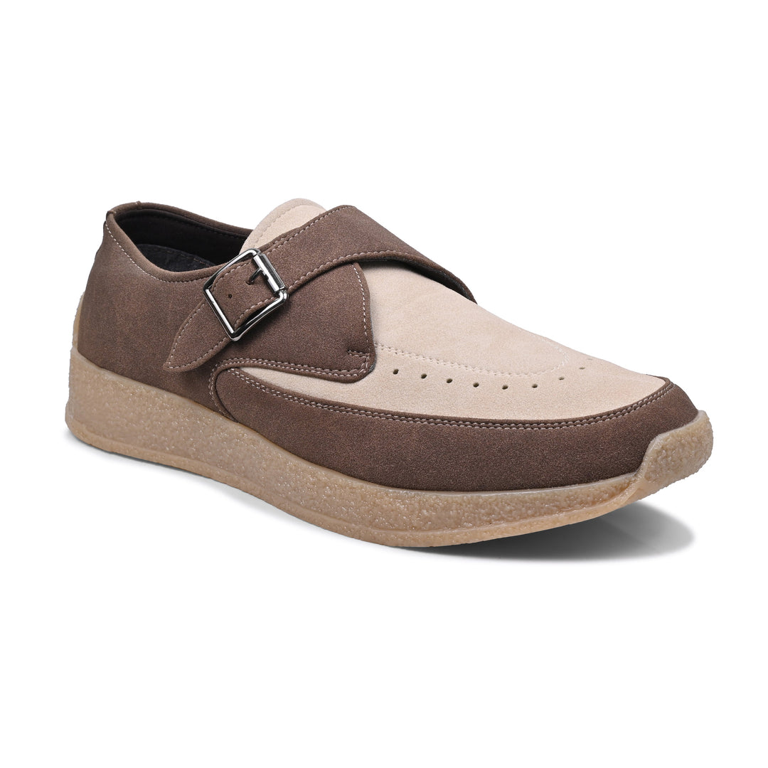 Monkstory Escape Monk Hybrid Sneakers – Brown & Beige